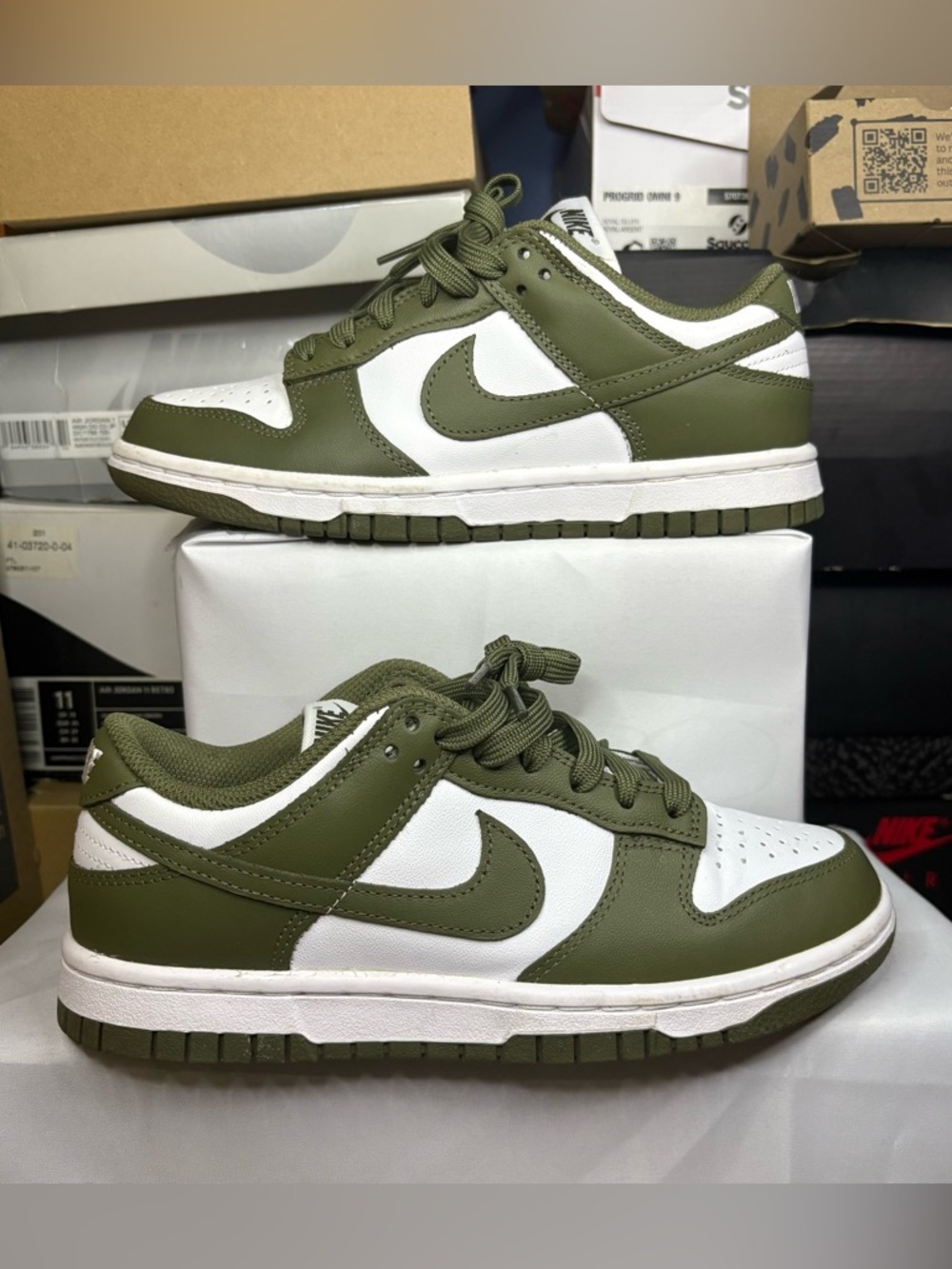 Size 6 - Nike Dunk Low Medium Olive W